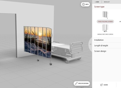 Konfigurátor Silentia-náhled