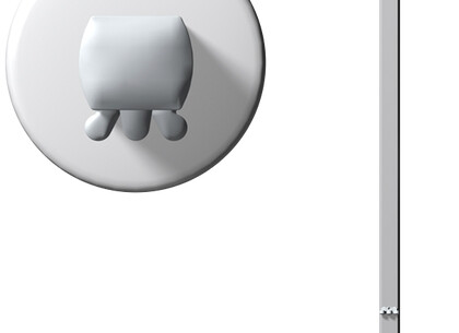 Sloupek pro montáž do podlahy C