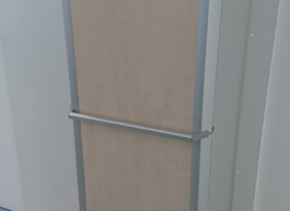 Speciální mobilní zástěna d 2m, v 1,85m, bříza, složená2