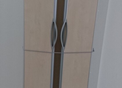 Speciální mobilní zástěna d 2m, v 1,85m, bříza, složená