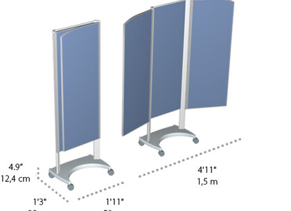 Speciální skládací zástěna